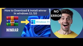 How To Download WINRAR In Windows 1110  Download Free WINRAR In PC [upl. by Renault540]