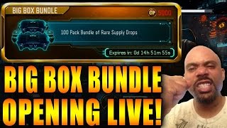 IT WORKED AGAIN GOT THE LV8 BASILISK Black Ops 3 Big Box Bundle Suppy Drop Opening Live [upl. by Ahsimal]