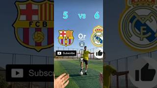 Barcelona vs Real Madrid trending viralvideo viralshorts [upl. by Cozmo]