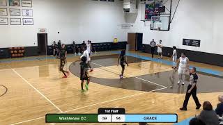 Grace vs Washtenaw CC JV Basketball [upl. by Vigor]