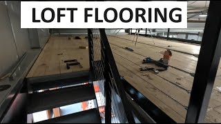 Workshop build part 20  Loft flooring and hand rails [upl. by Ardried]