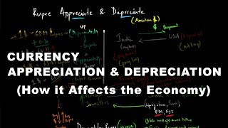 Currency Appreciation amp Depreciation  How it Affects the Economy  Economics [upl. by Quin]