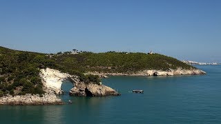 Puglia 2  Boattrip from Vieste along the Gargano coast [upl. by Llertniuq]