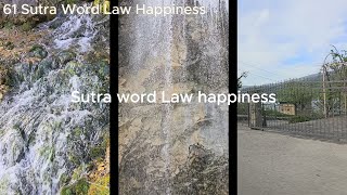 61 Sutra Word Law Happiness karmalogic soul karma rules audiobook audiobooksfree [upl. by Ateuqirne]