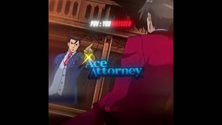 Ace Attorney Edit Roi Instrumental slowed reverb aceattorney roi anime shorts animeedit [upl. by Asirb]