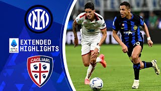 Inter vs Cagliari Extended Highlights  Serie A  CBS Sports Golazo [upl. by Oderfla52]