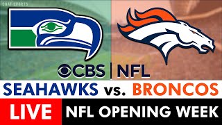 Seahawks vs Broncos Live Streaming Scoreboard Free PlayByPlay Highlights Boxscore  NFL Week 1 [upl. by Becket284]