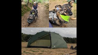 Walking and camping with Briar using an offroad buggy amp first look at Weschel Bella tent [upl. by Ateekal]