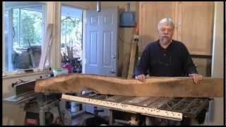 Dressing Rough Lumber  A woodworkwebcom woodworking video [upl. by Amil195]