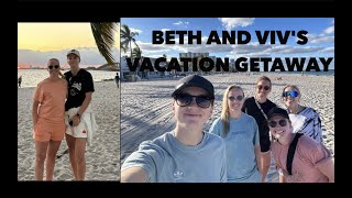 BETH MEAD AND VIVIANNE MIEDEMA VACATION IN FLORIDA WITH FRIENDS [upl. by Darius]