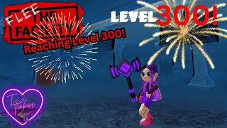 Reaching LEVEL 300 In Flee The Facility Roblox [upl. by Nonnac]