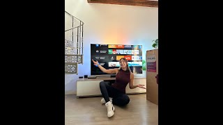 Unboxing Philips The One 8807 🔥Android TV 4K UHD [upl. by Airekal]