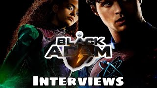 DC World Interviews Quintessa Swindell amp Noah Centineo for Black Adam Movie [upl. by Ailedamla]