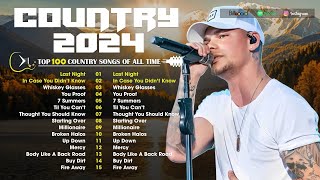 Country Music Playlist 2024  Chris Stapleton Morgan Wallen Blake Shelton Brett Young Luke Bryan [upl. by Wilmar34]