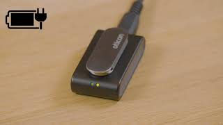 Oticon ConnectClip How to charge ConnectClip with power supply [upl. by Mintun]