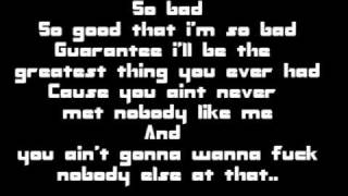 Eminem  Recovery  13 So Bad Lyrics [upl. by Alben392]