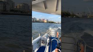 London Thames Super Speedy Boat Trip 😲 londonbridge riverthames visitlondon shorts [upl. by Netsrijk]