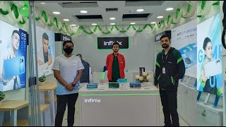 Infinix Bosundhara city brandshop  Infinix Smartphone is available in ejhuricom [upl. by Cohlier]