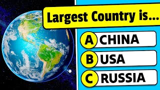 How Good is Your Geography Knowledge 🌎🧠🤔 Geography General Knowledge Trivia Quiz [upl. by Torey]