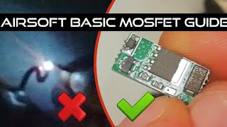 Installing A Basic Airsoft MOSFET Airsoft AEG Wiring Guide And Soldering Tutorial [upl. by Oluap]