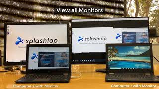 Viewing Multiple Monitors with Splashtop [upl. by Cressi493]