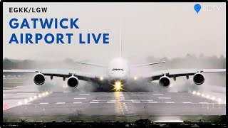 Gatwick Airport Live  EGKKLGW  11th January 2024 [upl. by Seraphine]