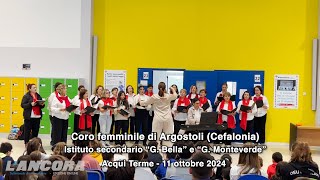 Acqui Terme  Coro femminile di Argostoli Cefalonia nella scuole acquesi [upl. by Uile]