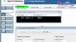 Agilent 34410A Digital Multimeter Transferring Readings to a PC [upl. by Yun]