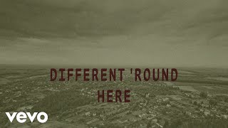 Riley Green  Different Round Here Lyric Video ft Luke Combs [upl. by Kath]