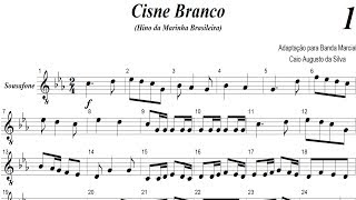 Partitura  Cisne Branco Sousafone [upl. by Aibat732]