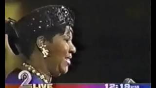 Aretha Franklin Lift Every Voice amp Sing LIVE YouTube [upl. by Enawtna]