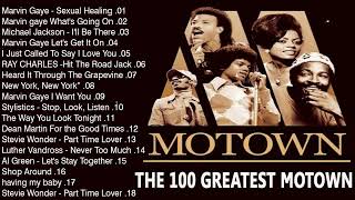 Motown Songs 70s 80s  The Four Tops Marvin Gaye Jackson 5 Al Green Stevie Wonder and more [upl. by Putscher]