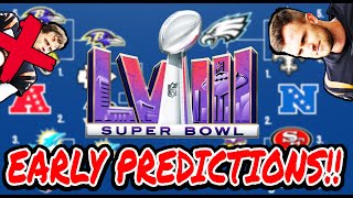 2024 NFL PLAYOFF PREDICTIONS FULL PLAYOFF BRACKETS SUPER BOWL 58 WINNER BROWNING EDITON [upl. by Gusta]