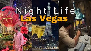 Experiencing Night Life of Las Vegas  Life of International Student in USA 🇺🇸  Travel Vlog [upl. by Yllim222]