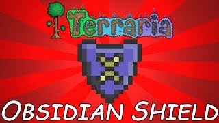 Terraria 12 Tutorials Obsidian Shield Super Accessory Part 1 [upl. by Thurlough248]