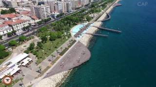 Limassol Promenade Park Molos Cyprus [upl. by Ruperto]