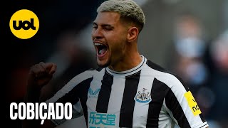 BARCELONA E LIVERPOOL MIRAM BRUNO GUIMARÃES NEWCASTLE QUER RENOVAÇÃO [upl. by Myrt]