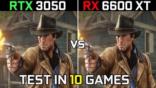 RTX 3050 vs RX 6600 XT  How Big is the Difference  in 2022 [upl. by Aisiat]