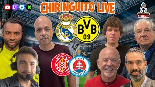 ⚽ REAL MADRID  BVB y GIRONA  SLOVAN BRATISLAVA  CHIRINGUITO LIVE [upl. by Magulac746]