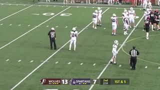 High School Football Officiating  Encroachment Offense [upl. by Assertal]