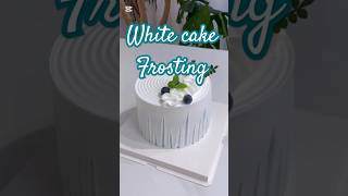 Easy white cake frosting shorts [upl. by Olleina]