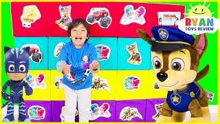 Giant Smash Surprise Toys with Paw Patrol Jurassic World Dinosaur Incredible 2 [upl. by Enaxor]