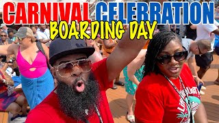 Carnival Celebration 2024 Group Cruise Embarkation Day [upl. by Refinney]