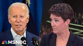 See Maddow MSNBC panel react to Biden statement on report of confrontation with Dem leadership [upl. by Bugbee]