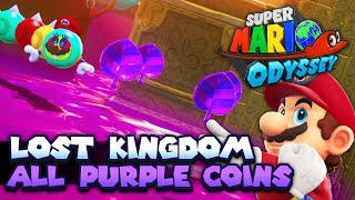 All 50 Purple Coins in Lost Kingdom Guide  Super Mario Odyssey [upl. by Teece905]