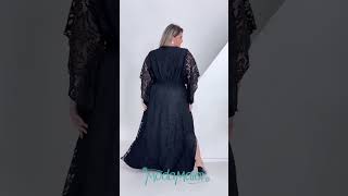 Vestido Plus Size Festa em Renda e Paetês [upl. by Marve987]