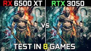 RX 6500 XT vs RTX 3050  Test in 8 New Games at 1080p  2022 [upl. by Berrie528]