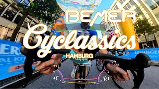 BEMER Cyclassics Hamburg 2023  Teil 3 Wedel  Ziel  Jedermannrennen 60km  360° Rennaction [upl. by Ecela290]