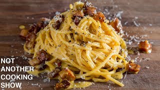 PERFECT SPAGHETTI CARBONARAthe easy way [upl. by Acirederf]