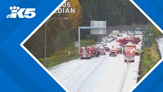 Crash on SB I405 near Bothell [upl. by Lucania757]